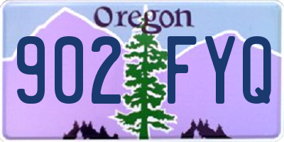 OR license plate 902FYQ