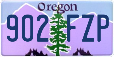 OR license plate 902FZP