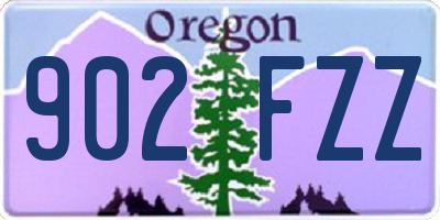 OR license plate 902FZZ
