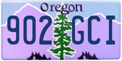 OR license plate 902GCI