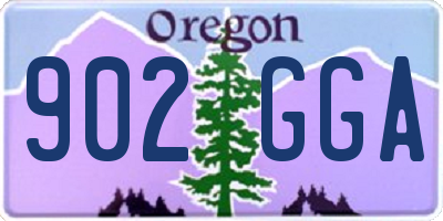 OR license plate 902GGA