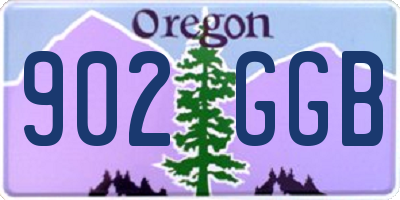 OR license plate 902GGB