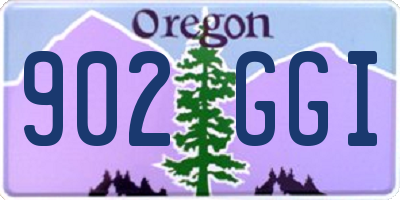 OR license plate 902GGI