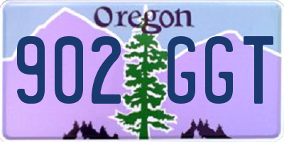 OR license plate 902GGT