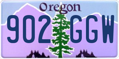 OR license plate 902GGW