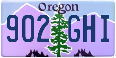 OR license plate 902GHI