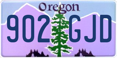 OR license plate 902GJD