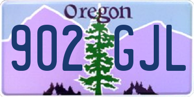 OR license plate 902GJL