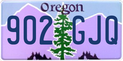 OR license plate 902GJQ