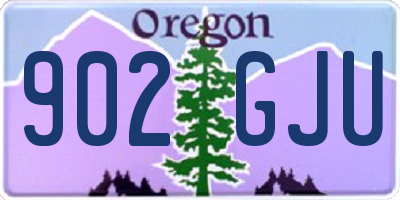 OR license plate 902GJU