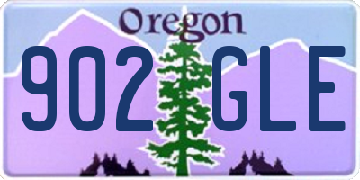 OR license plate 902GLE