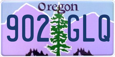 OR license plate 902GLQ