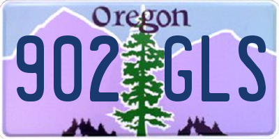 OR license plate 902GLS