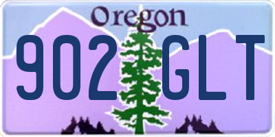 OR license plate 902GLT