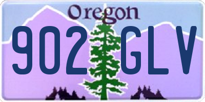 OR license plate 902GLV