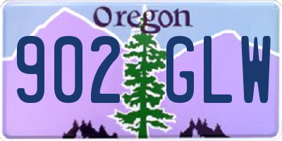 OR license plate 902GLW
