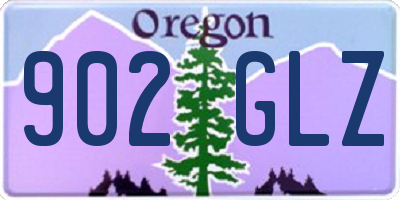 OR license plate 902GLZ