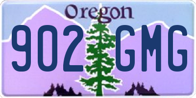 OR license plate 902GMG