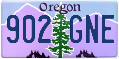 OR license plate 902GNE