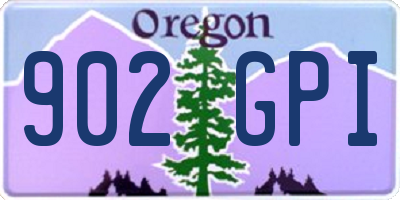 OR license plate 902GPI