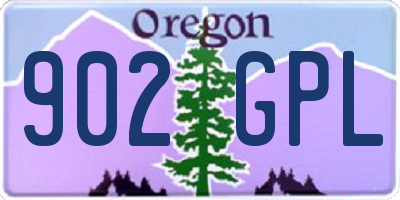 OR license plate 902GPL
