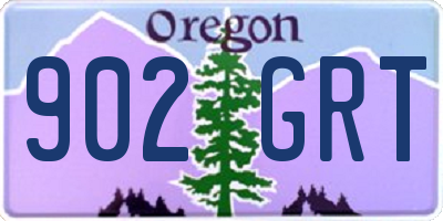OR license plate 902GRT