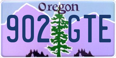 OR license plate 902GTE