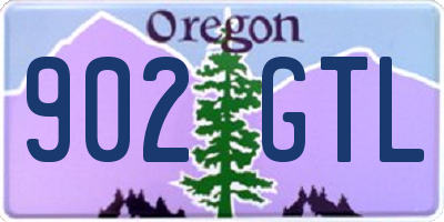 OR license plate 902GTL