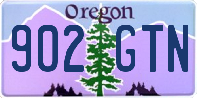 OR license plate 902GTN