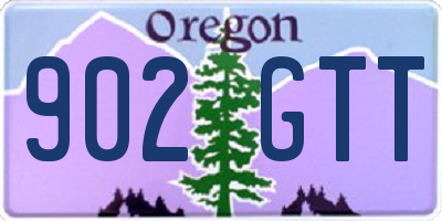 OR license plate 902GTT