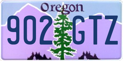 OR license plate 902GTZ
