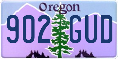 OR license plate 902GUD