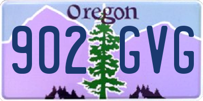 OR license plate 902GVG