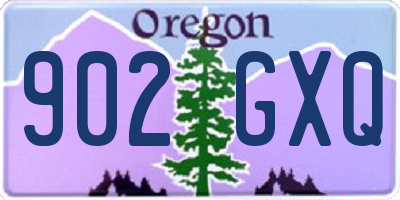 OR license plate 902GXQ