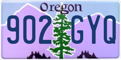 OR license plate 902GYQ