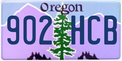 OR license plate 902HCB