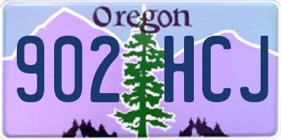 OR license plate 902HCJ