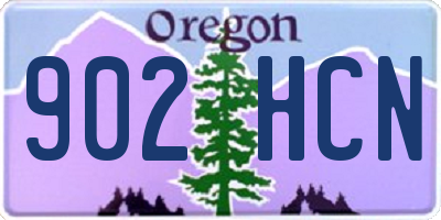 OR license plate 902HCN