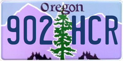 OR license plate 902HCR