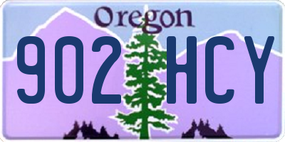 OR license plate 902HCY