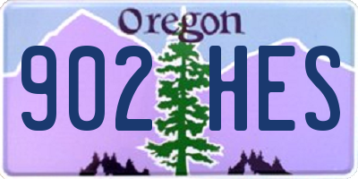 OR license plate 902HES