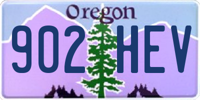 OR license plate 902HEV