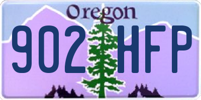 OR license plate 902HFP