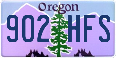 OR license plate 902HFS