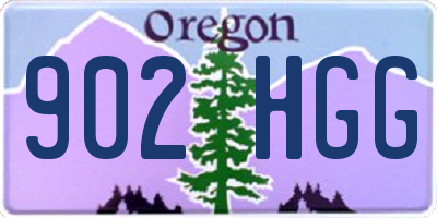 OR license plate 902HGG