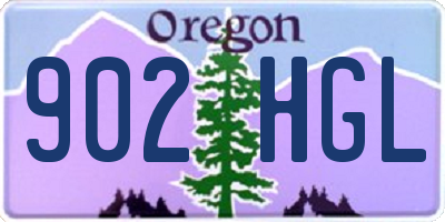 OR license plate 902HGL