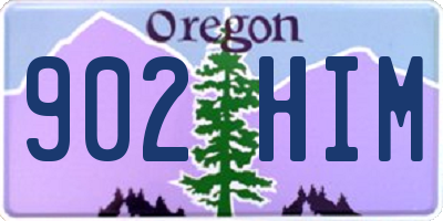 OR license plate 902HIM