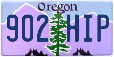 OR license plate 902HIP