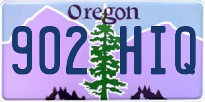 OR license plate 902HIQ