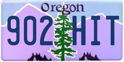 OR license plate 902HIT